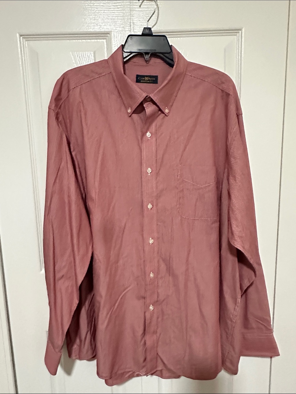 Club Room Men's Button-Down Shirt in Dusty Rose